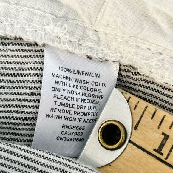 Caslon Pants Women’s Linen Blend Drawstring Beach Lounge Casual Large - Picture 6 of 10